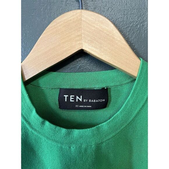 Aritzia Ten By Babaton Womens Green Retrospect Sleeveless Sweater Size XS - Picture 3 of 3